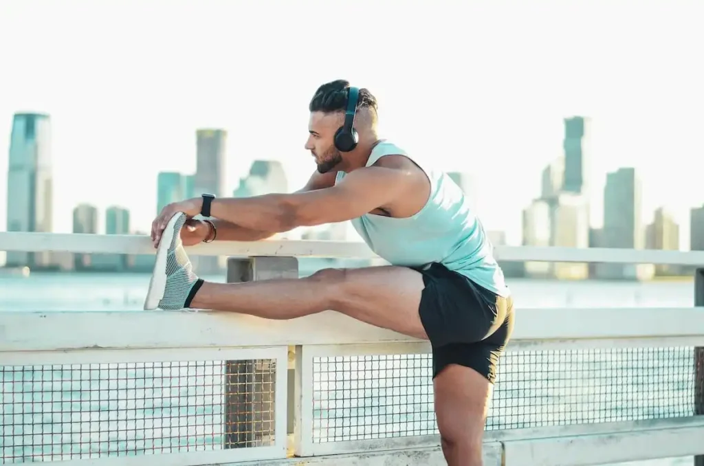 Recovery After Cycling - stretching